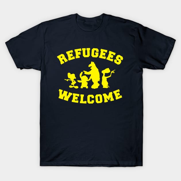 Alien Refugees T-Shirt by wloem